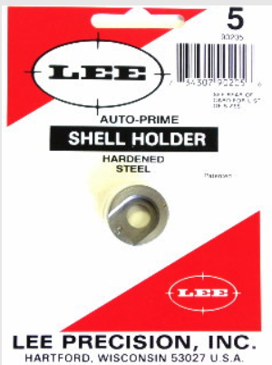 LEE PRIMING TOOL SHELL HOLDER NO.5 LEE PRIMING TOOL SHELL HOLDER NO.5